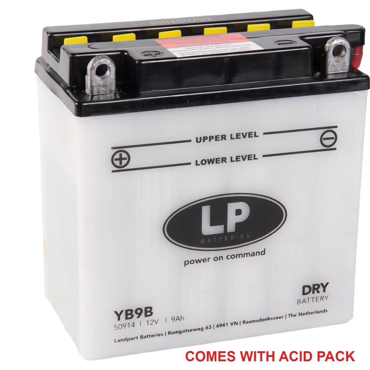 BATTERY LB9B 12V 9Ah. YB9B
