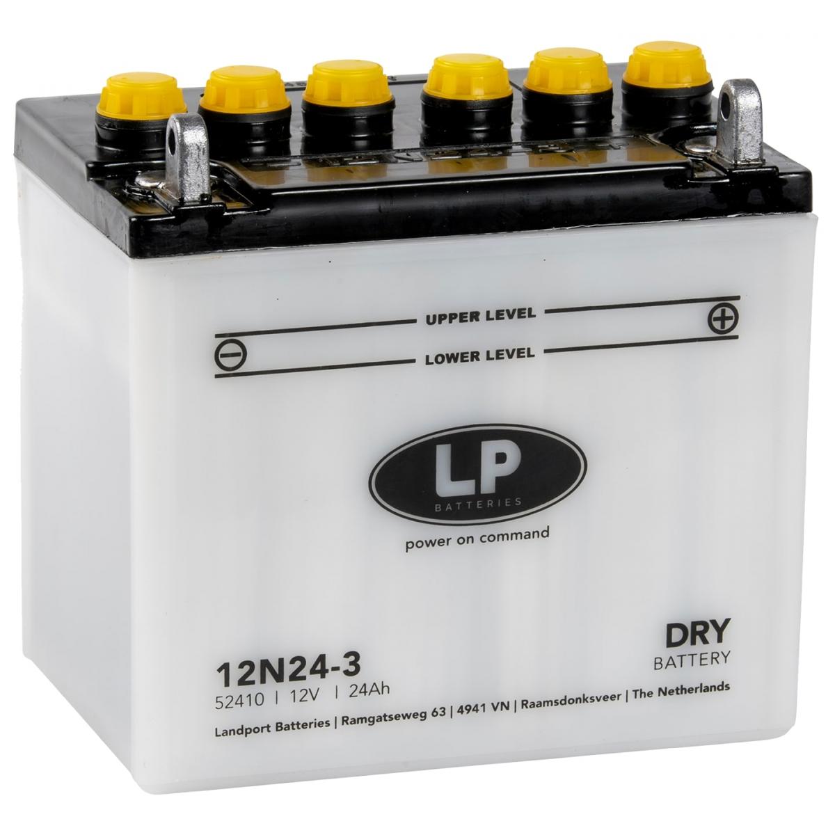 BATTERY 12N24-3 12V 24Ah. 52410