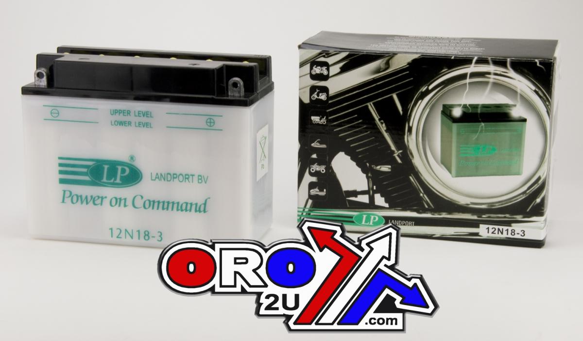 BATTERY 12N18-3 12V 18Ah
