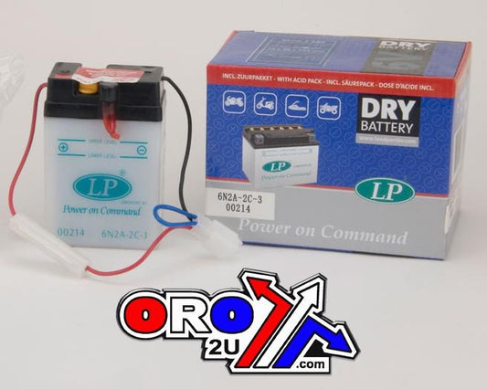 BATTERY 6N2A-2C-3 6V 2Ah