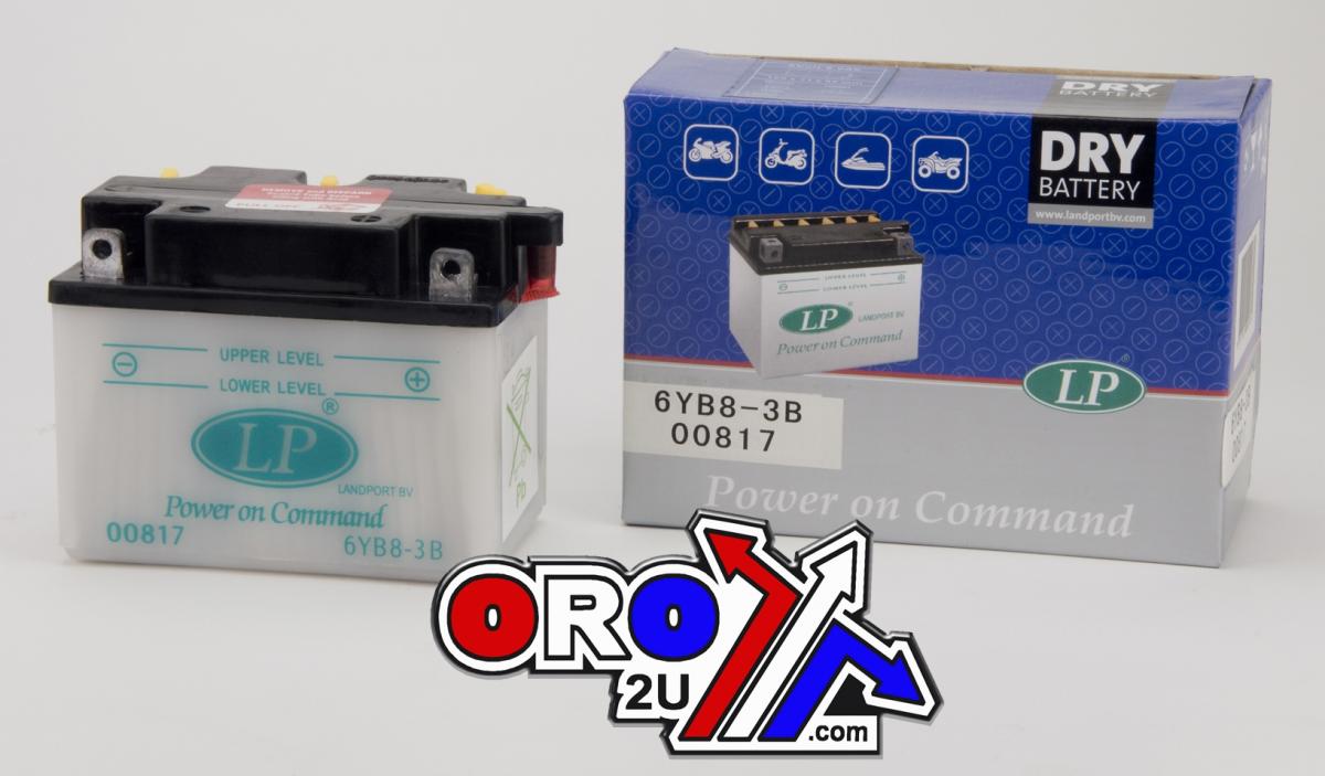 BATTERY 6YB8-3B, 6YB8LB 6V 8Ah