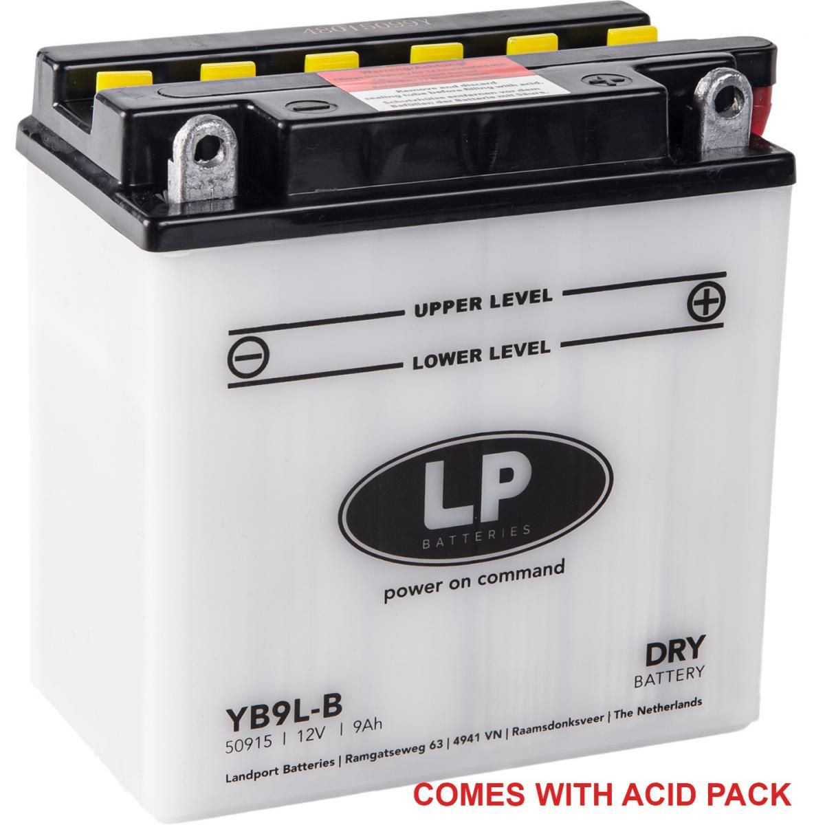 BATTERY YB9L-B 12V 9Ah, BB9L-B
