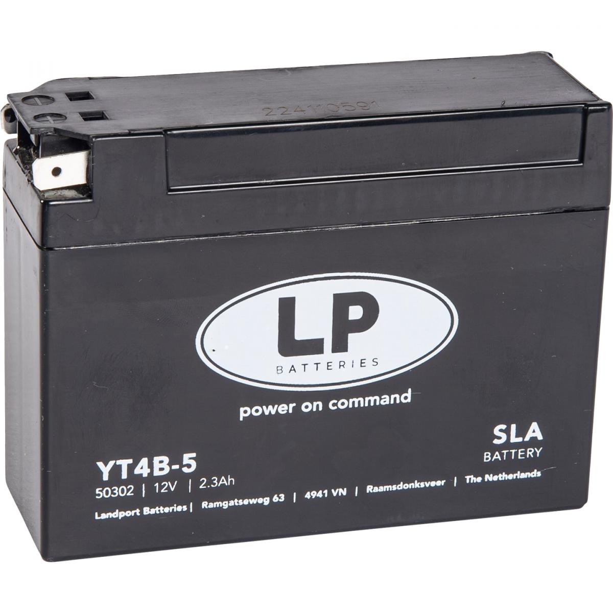 BATTERY LT4B-5 12V 2.3Ah, MAINTENANCE FREE SEALED, YT4B-5