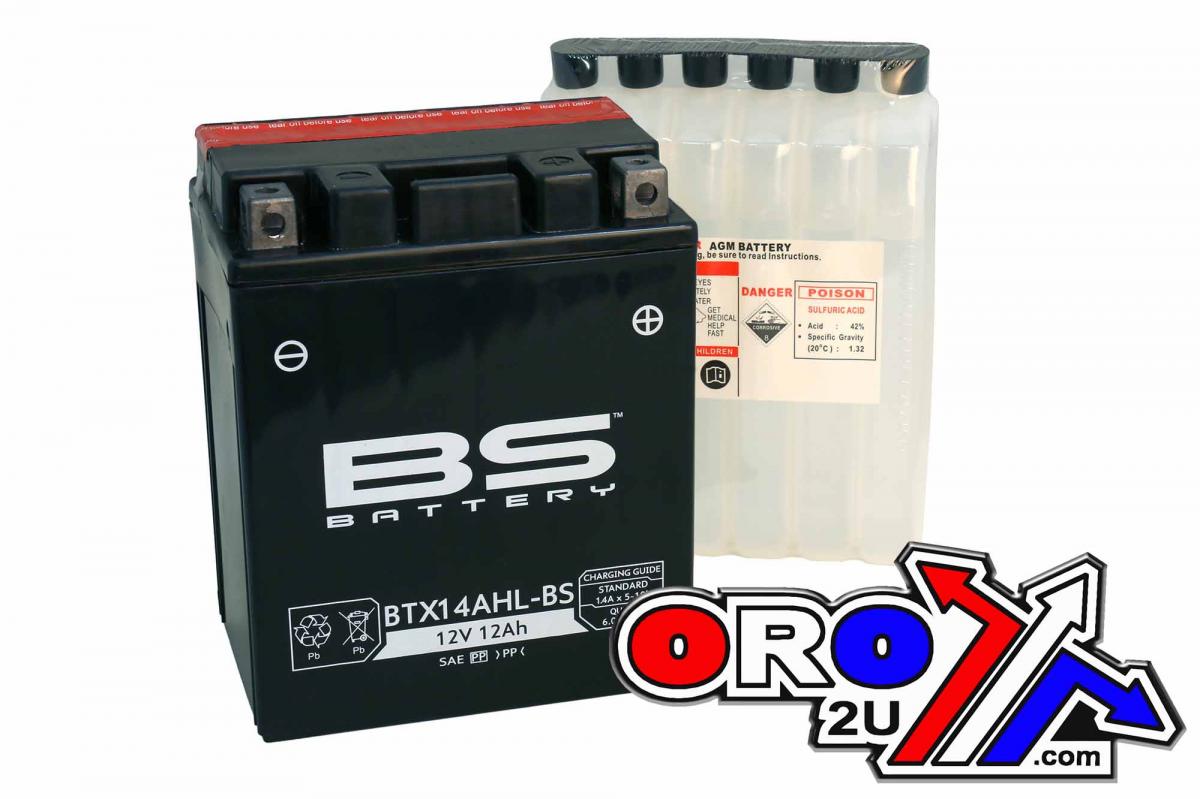 BATTERY YTX14AHL-BS 12V, Maintenance Free BTX14AH-Bs