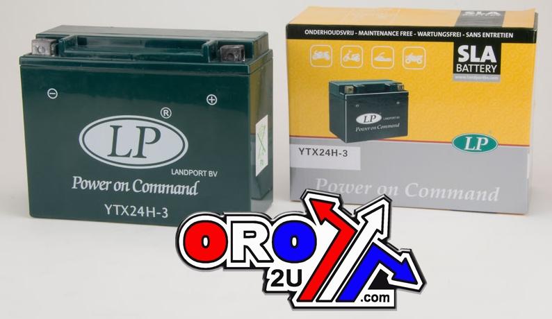 BATTERY LTX24H-3 12V SEALED, HARLEY-DAVIDSON, YTX24H-3