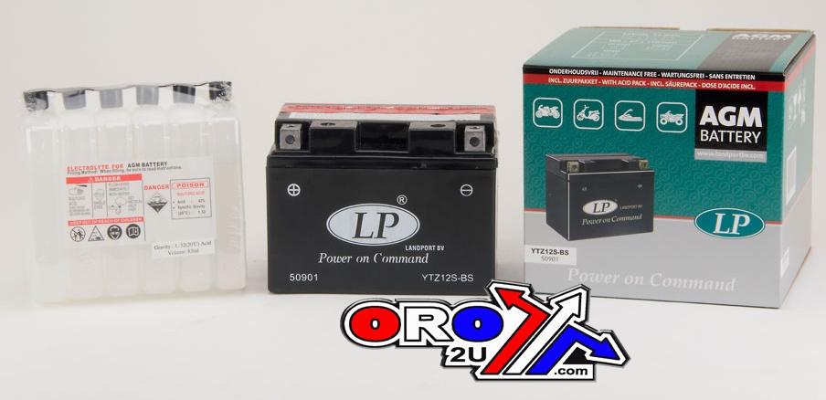 BATTERY LTZ12S-BS 12V Maintenance Free, YTZ12S-BS