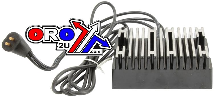 REGULATOR RECTIFIER (BLACK) HARLEY-DAVIDSON BIG TWIN MODELS 81-88