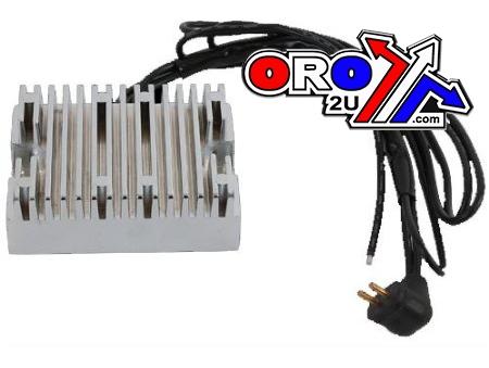 REGULATOR RECTIFIER (CHROME) HARLEY-DAVIDSON BIG TWIN MODELS 81-88