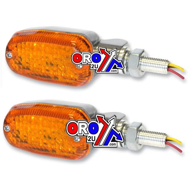 UNIVERSAL INDICATORS ALUMINUM POLISHED, LED, E MARKED, 3 WIRE