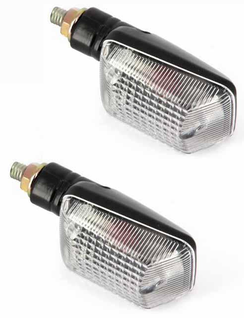 UNIVERSAL RECTANGULAR INDICATORS, SHORT STEM, CLEAR LENS
