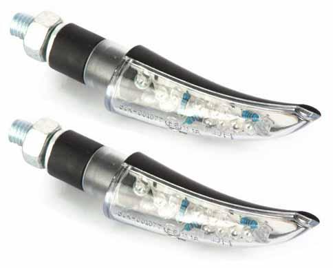 UNIVERSAL INDICATORS, LED, PAIR, CLEAR LENS, 90X20mm