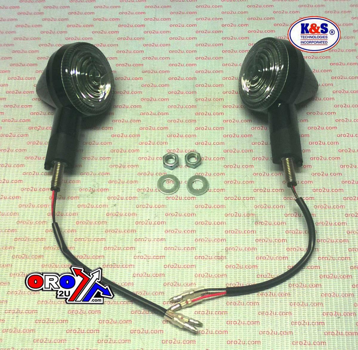 UNIVERSAL INDICATOR BLACK BODY, SMOKED LENS, E-MARKED