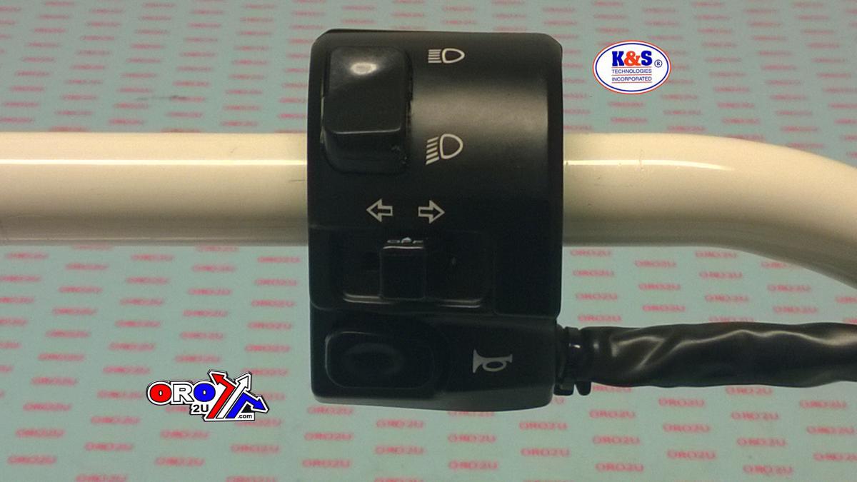 UNIVERSAL LEFT HANDLEBAR SWITCH, TURN/HORN/DIP BEAM