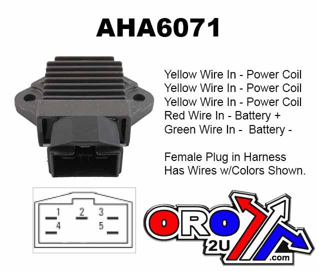 REGULATOR RECTIFIER HONDA NT650V 02-05, VT125C 01-06, XL1000V 01-02