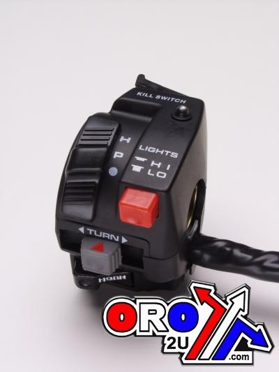 UNIVERSAL HANDLEBAR SWITCH, TURN SIGNAL/HORN/DIP BEAM
