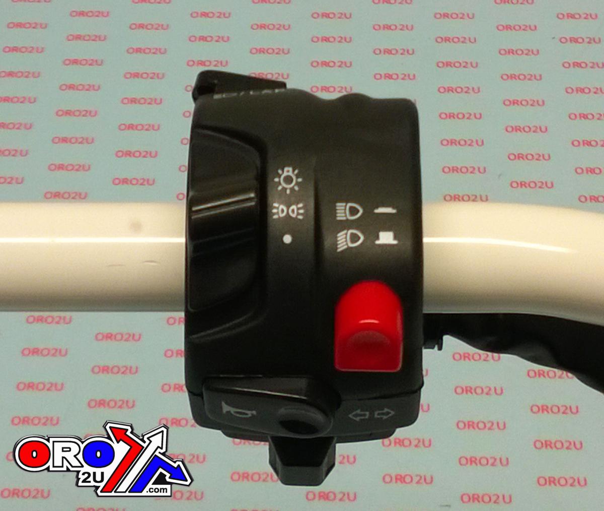 UNIVERSAL HANDLEBAR SWITCH, TURN SIGNAL/HORN/DIP BEAM