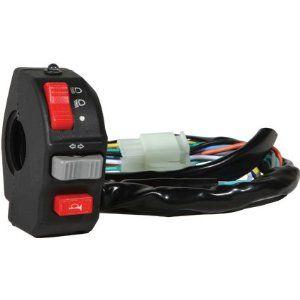 UNIVERSAL HANDLEBAR SWITCH, HEAD LIGHT/TURN SIGNAL/HORN, HIGH BEAM LED INDICATOR