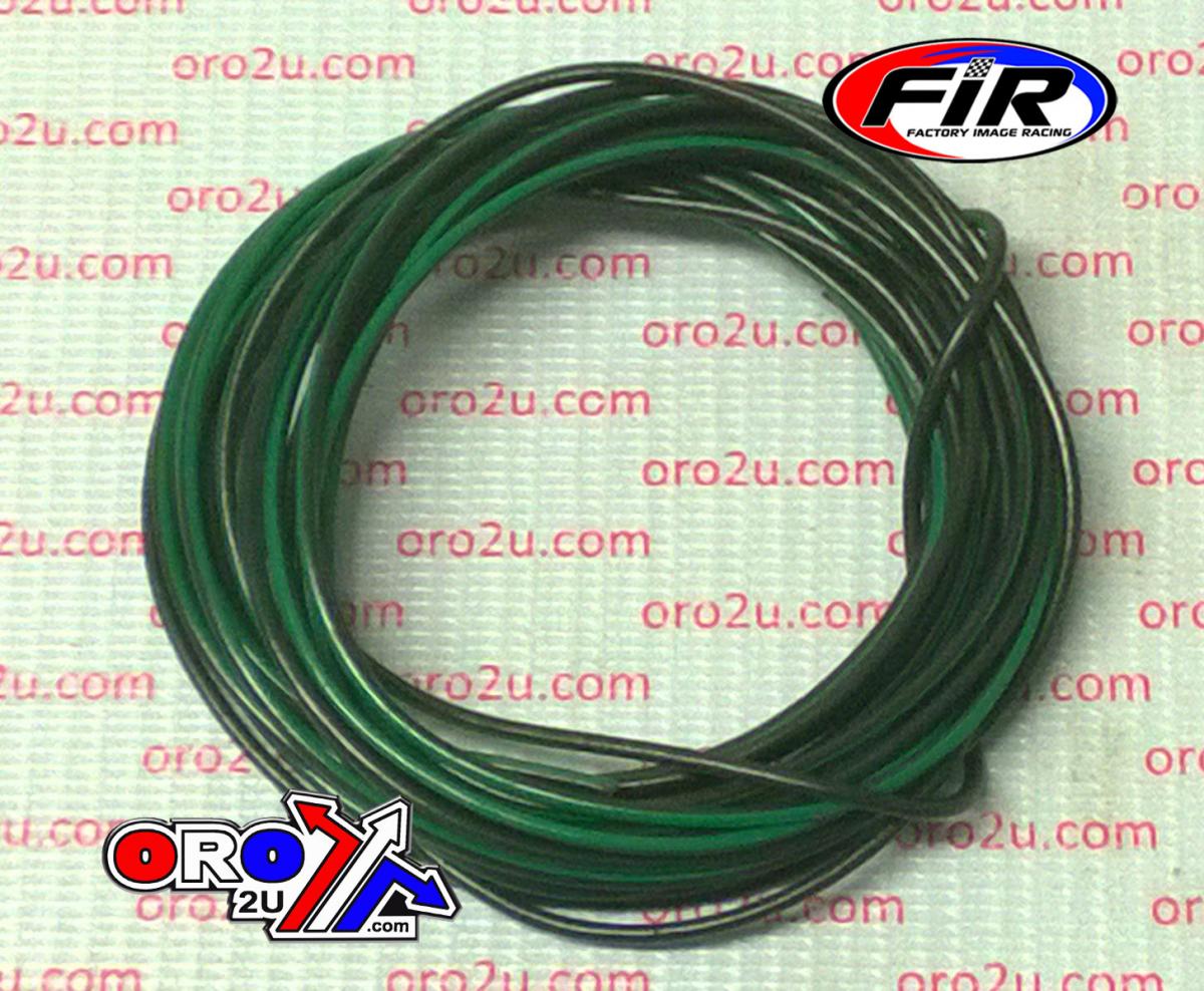 ELECTRICAL WIRE BLACK/GREEN 4 METRE, 0.75mm sq / 14 Amp Capacity.