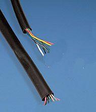 SHEATH PVC COVER 5MTR I.D 10mm, FLEXIBL PVC WIRING COVER BLACK