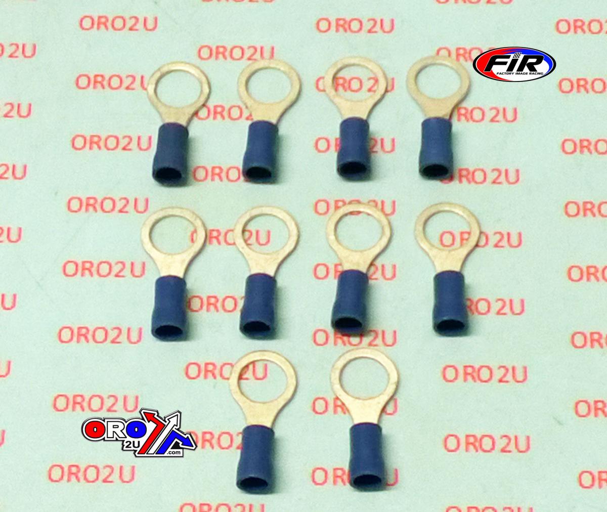 TERMINAL BLUE 8mm RING PK10, PACK OF 10