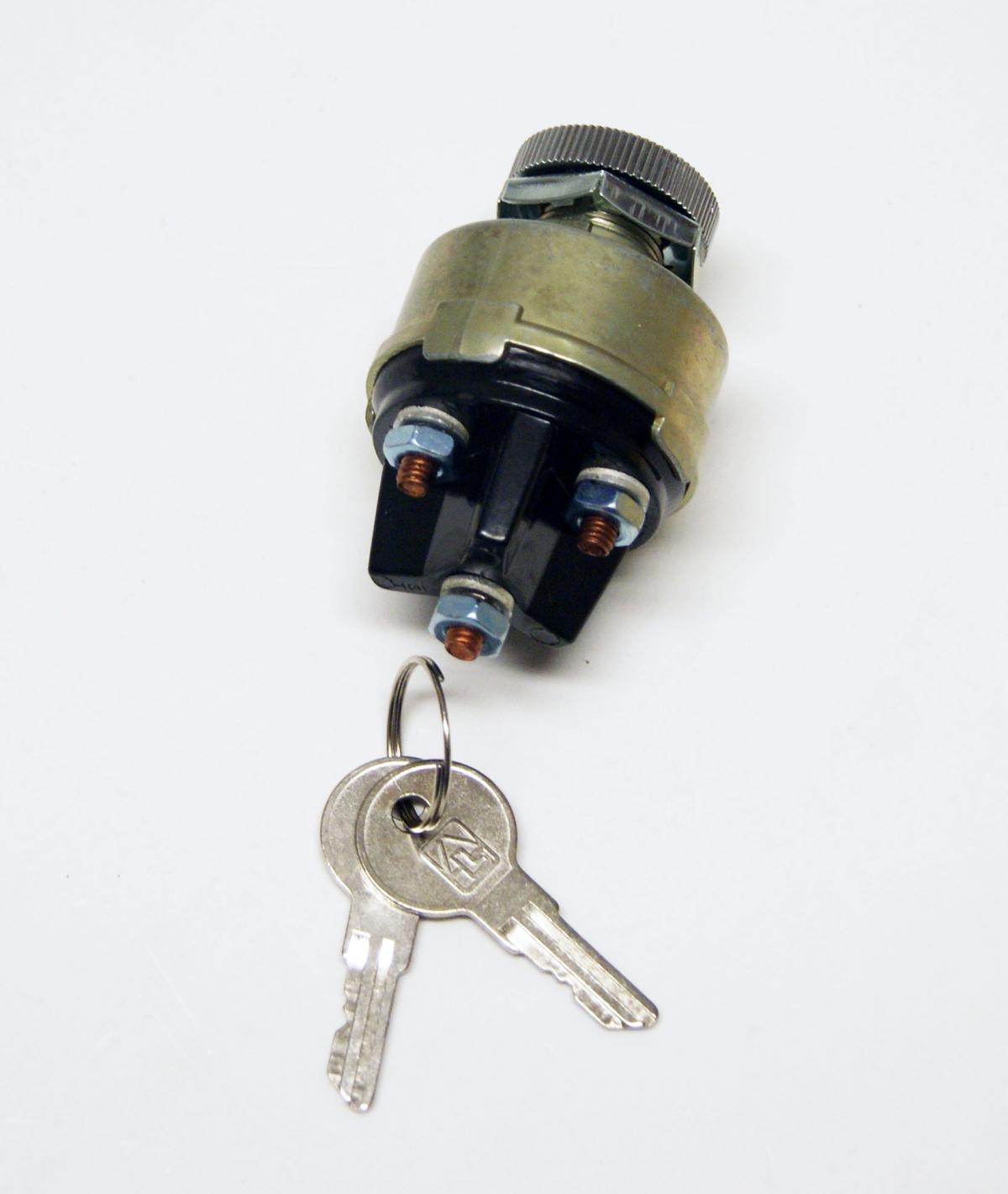 UNIVERSAL IGNITION SWITCH WITH KEY, 3 POSITION