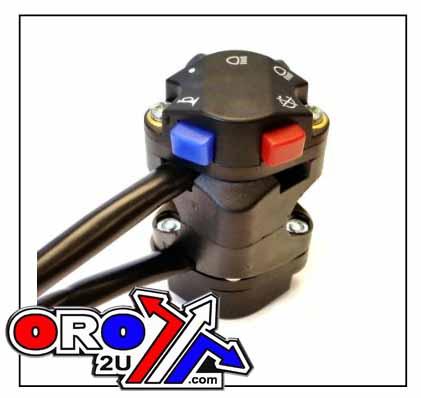 UNIVERSAL L/H HANDLEBAR SWITCH KTM EXC TYPE, HEADLIGHT/IND/HORN