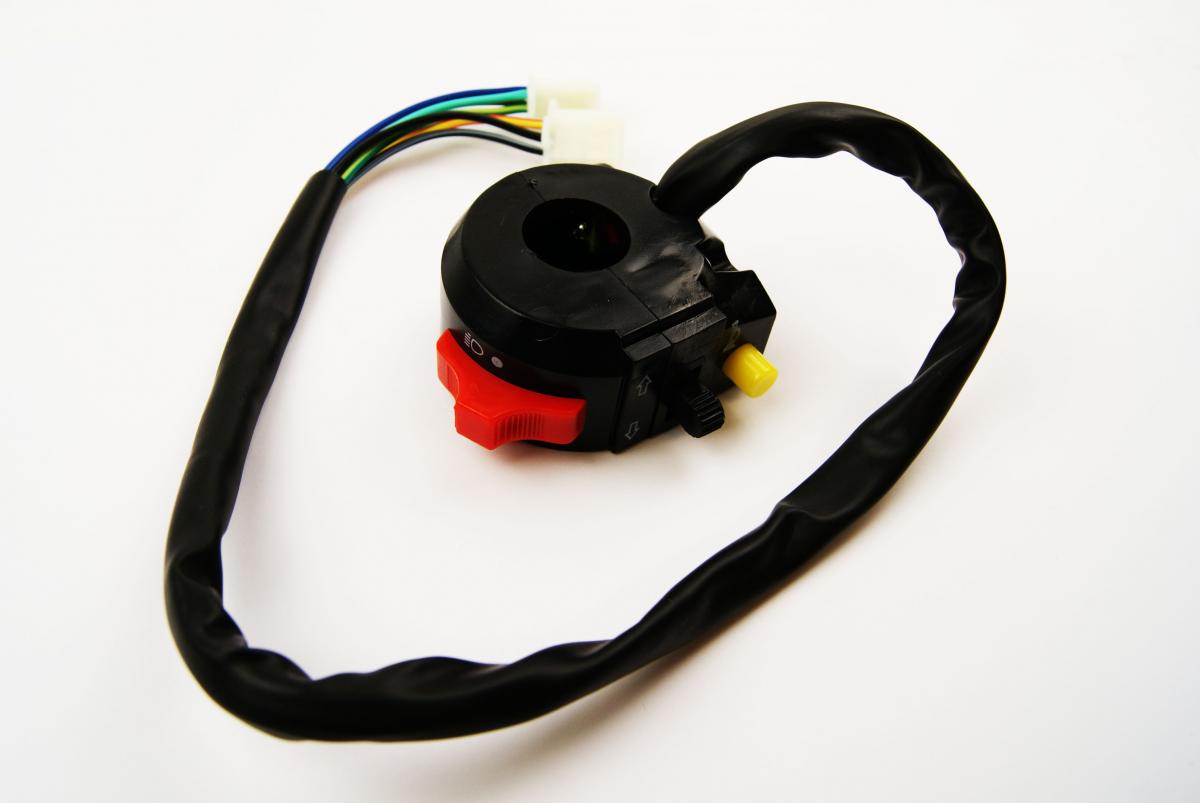 UNIVERSAL SWITCH, 3 Functions:starter, off, big light 7 wire,double plug