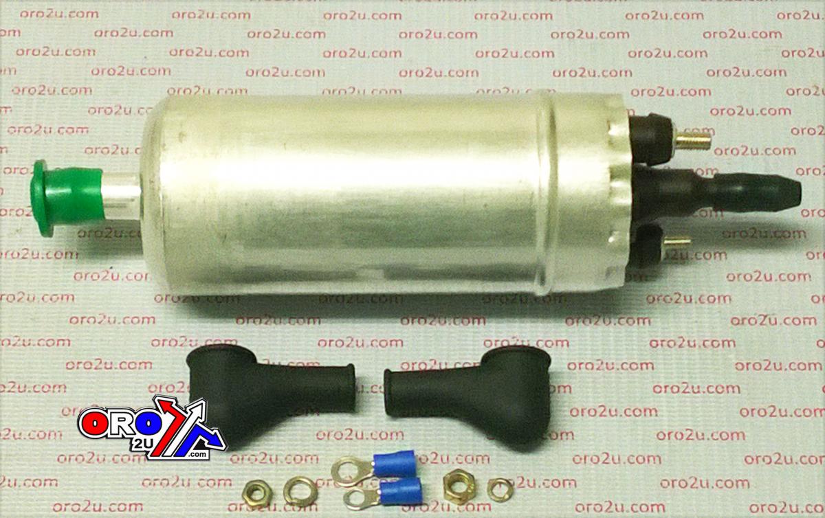 UNIVERSAL IN LINE FUEL PUMP , 130 LPH @ 3 BAR, 12V