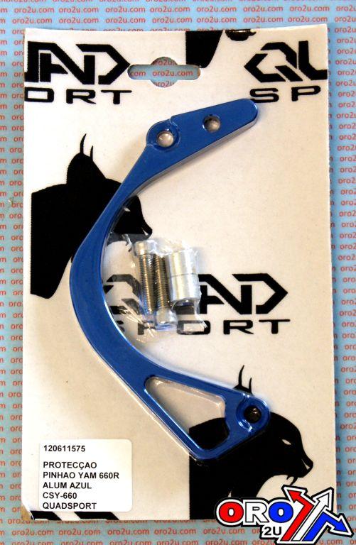 FRONT SPROCKET PROTECTION YAMAHA YFM660R RAPTOR, BLUE ALUMINIUM