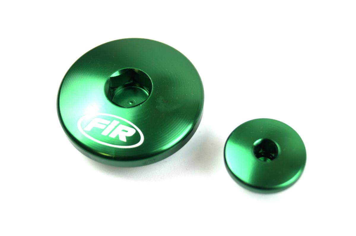 ENGINE PLUG KIT GREEN ALLOY KAWASAKI KX250F 11-16, KX450F 09-16, KLX450R 08-17