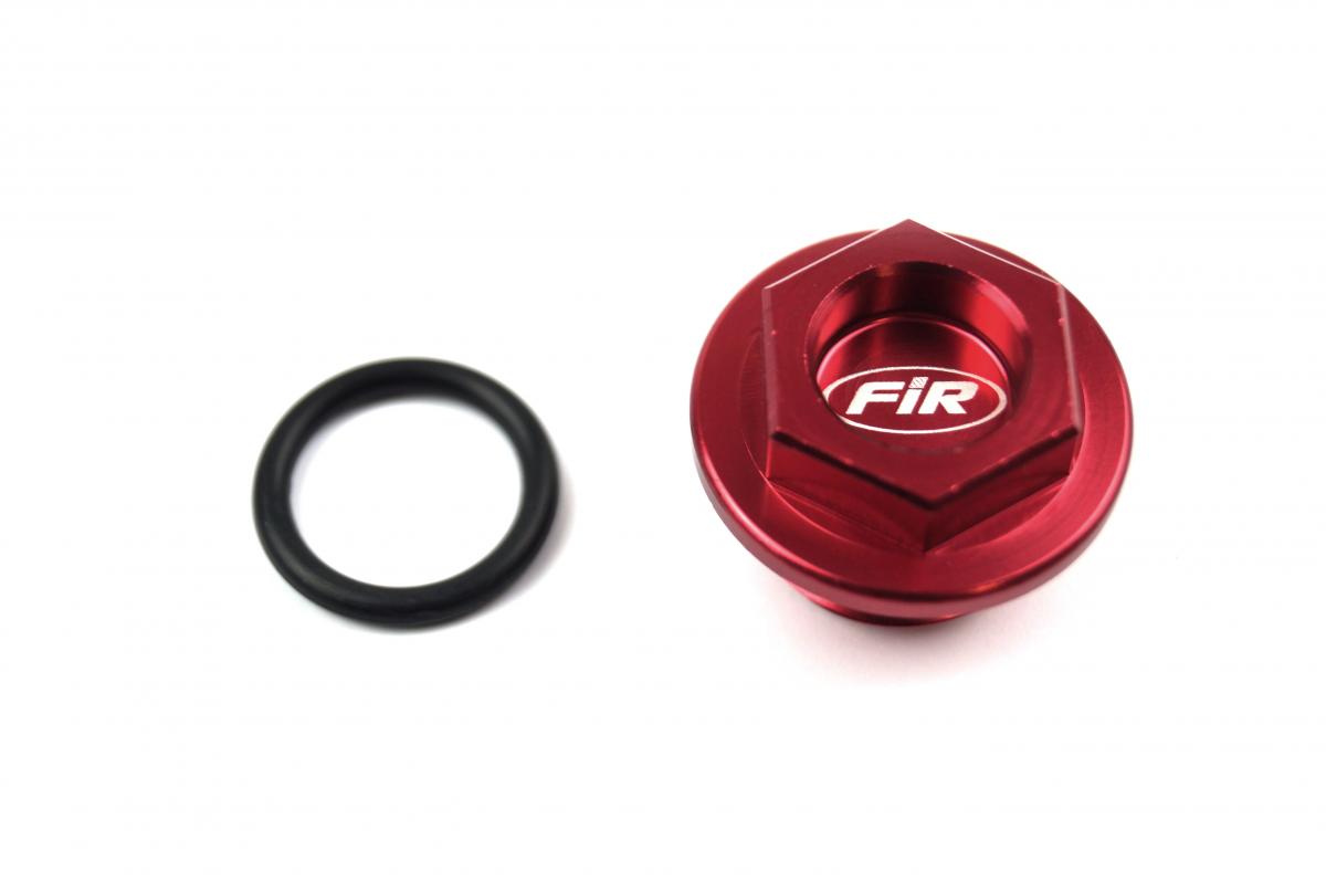 OIL FILLER PLUG ALLOY M20x2.5, HONDA YAMAHA KAWASAK SUZUKI, RED