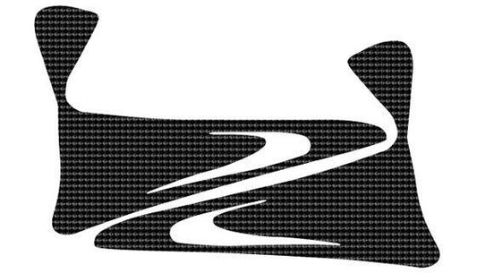 AIR BOX DECAL CARBON LOOK YAMAHA YZ125/250 2002-2014