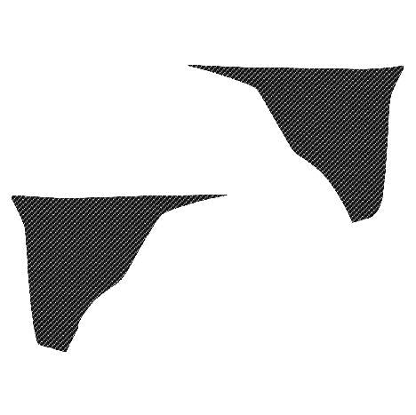 AIR BOX DECAL, BLACKBIRD CARBON LOOK YZ-F250/450 06-09