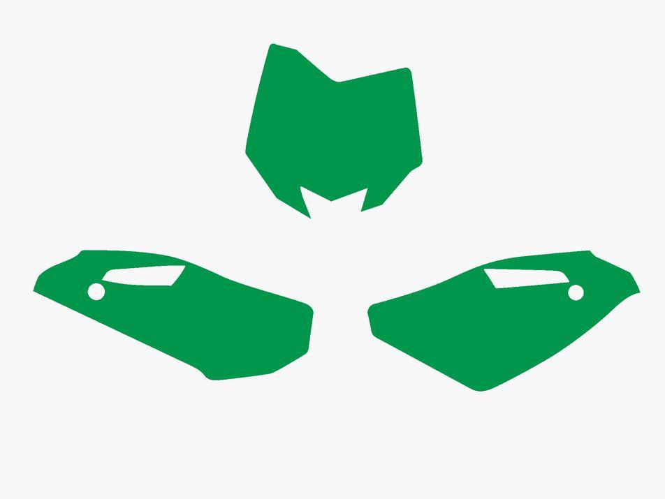GREEN BACKGROUNDS, HUSQVARNA TC250 08-13, TC450 08-10