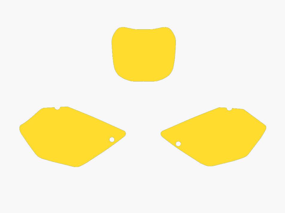 YELLOW BACKGROUNDS YAMAHA YZ125/250 2002-2005