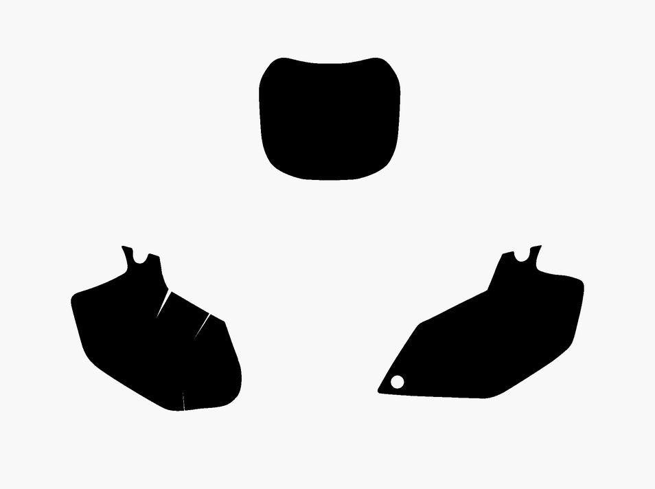 BLACK BACKGROUNDS YAMAHA YZ-F 250/450 2003-2005