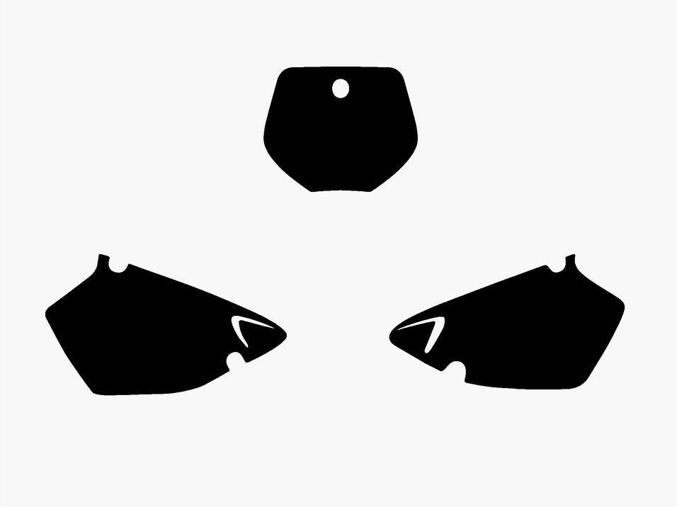 BLACK BACKGROUNDS YAMAHA YZ125/250 1996-1999