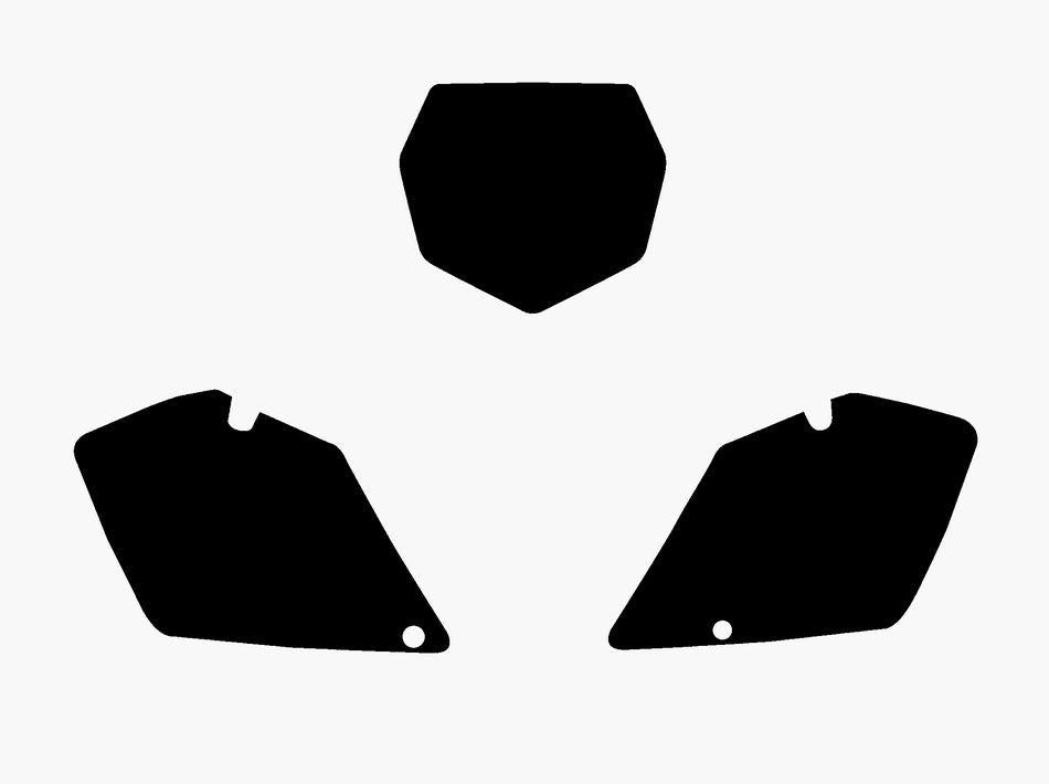 BLACK BACKGROUNDS SUZUKI RM125/250 2001-2008