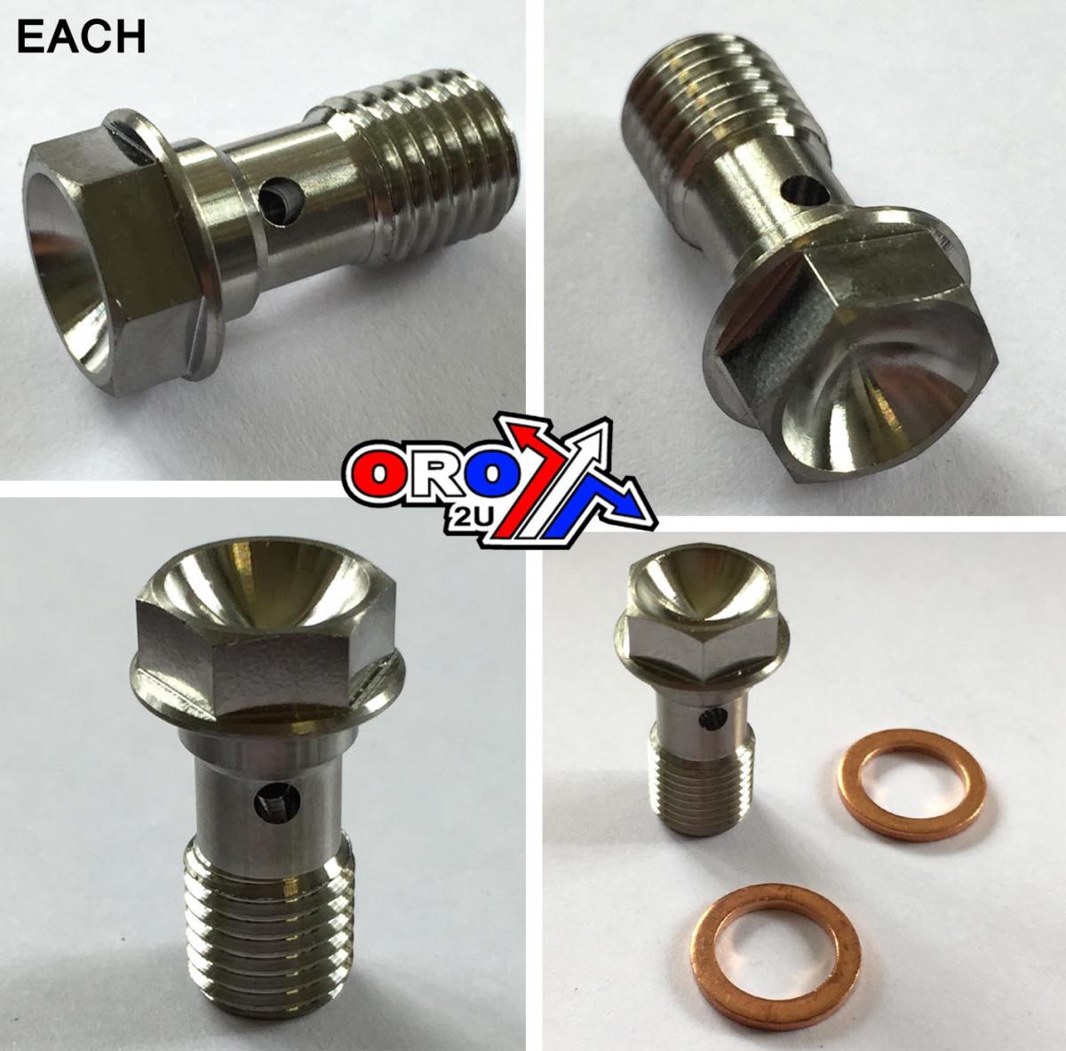 BANJO PRO BOLT 10x1.00mm TITANIUM GRADE 5 / EACH