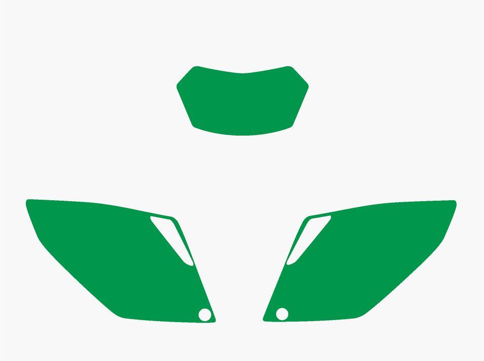 GREEN BACKGROUND HONDA CRF250 2006-2009