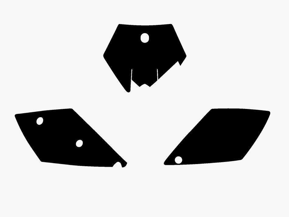 BLACK BACKGROUNDS KTM SX125 04-06, 200-450 03-06, 525 04-06