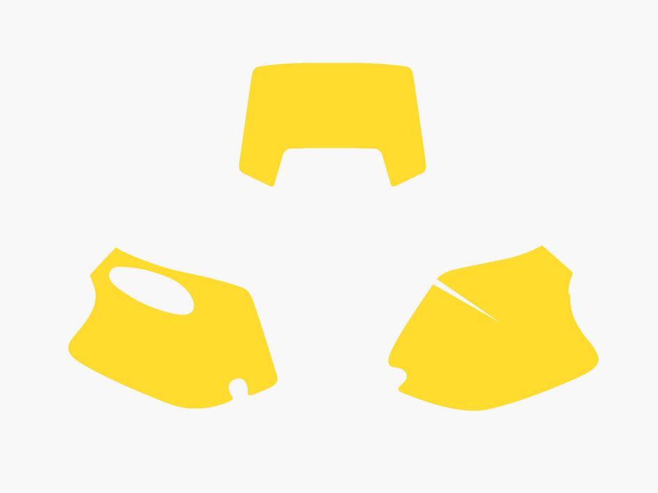 YELLOW BACKGROUND KTM EXC-F 250/350/450 1993-1999