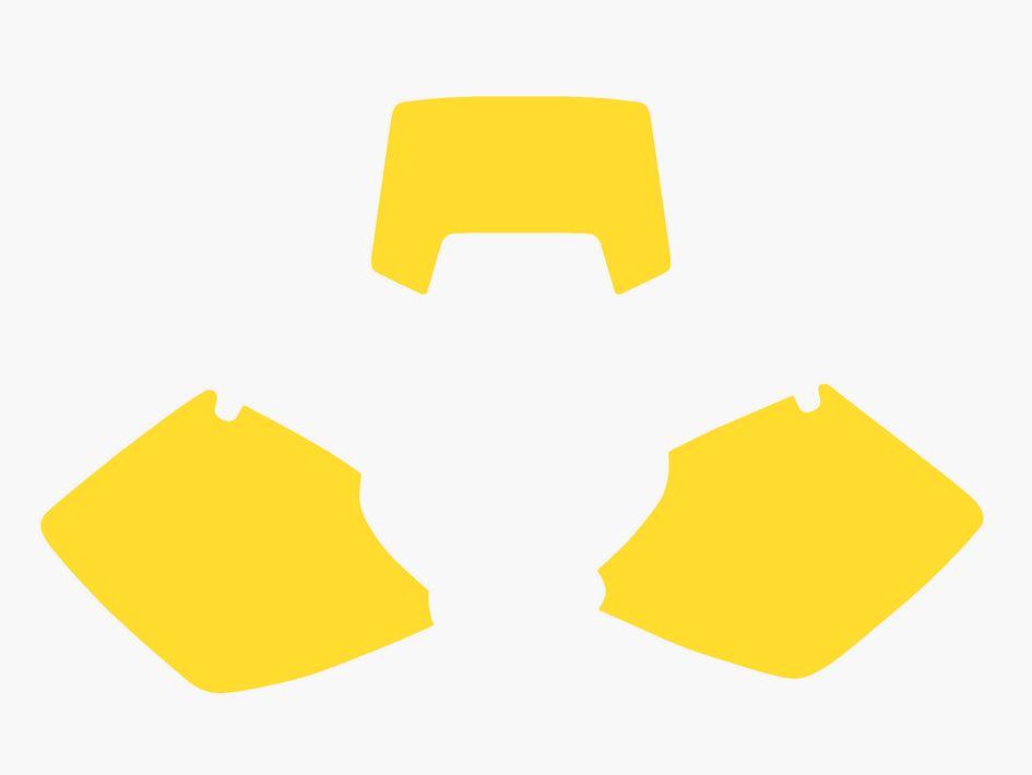 YELLOW BACKGROUNDS KTM EXC125/250 1998