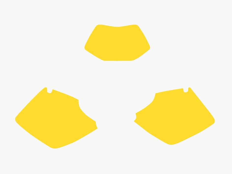 YELLOW BACKGROUNDS KTM EXC125/250 99-03, EXC-F 250-450 00-03