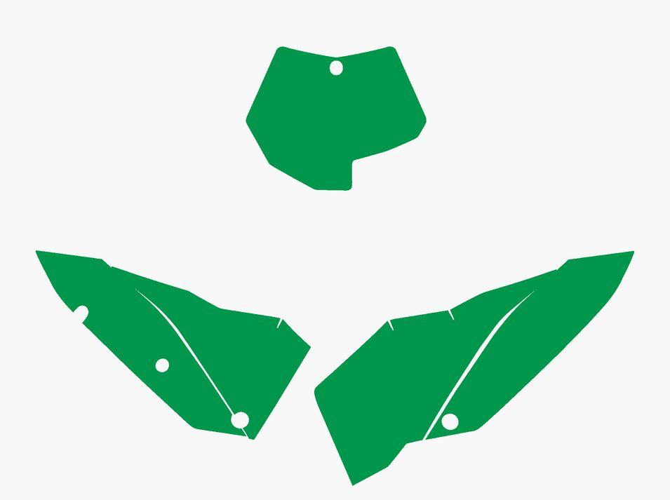GREEN BACKGROUNDS KTM SX125-250 07-10, SX-F 250-450 07-10