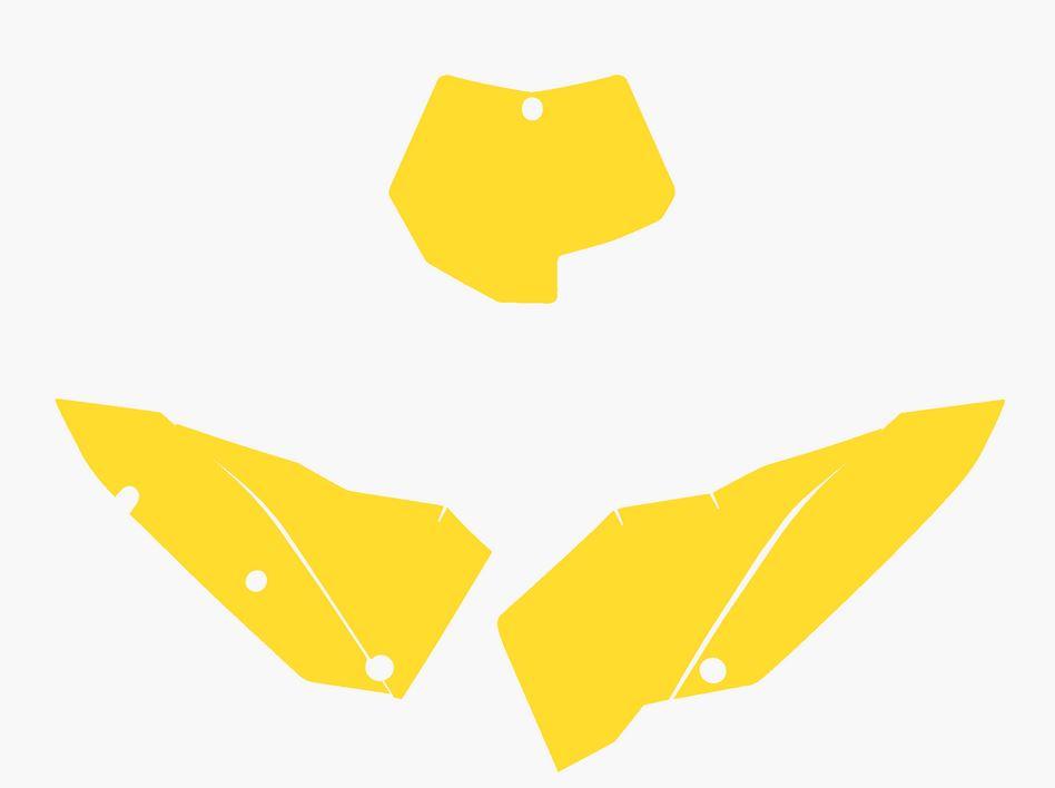 YELLOW BACKGROUNDS KTM SX125-250 07-10, SX-F 250-450 07-10