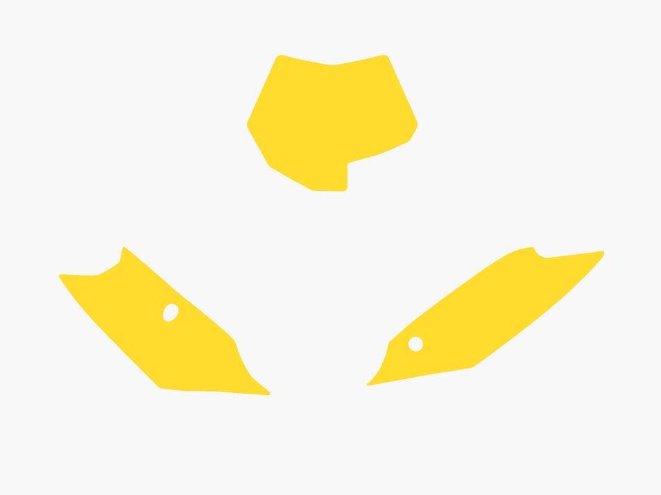 YELLOW BACKGROUNDS KTM SX125-250 11-12, SX-F250-450 11-12