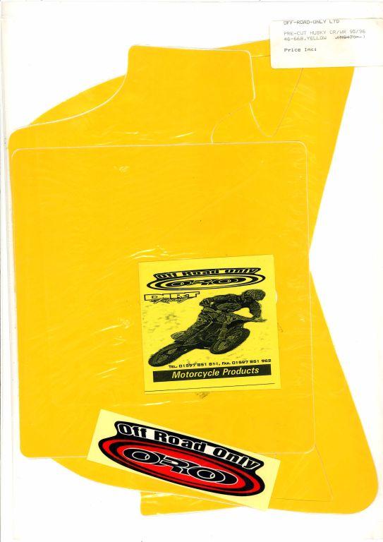 YELLOW BACKGROUNDS HUSQVARNA CR125/250 1995-1999