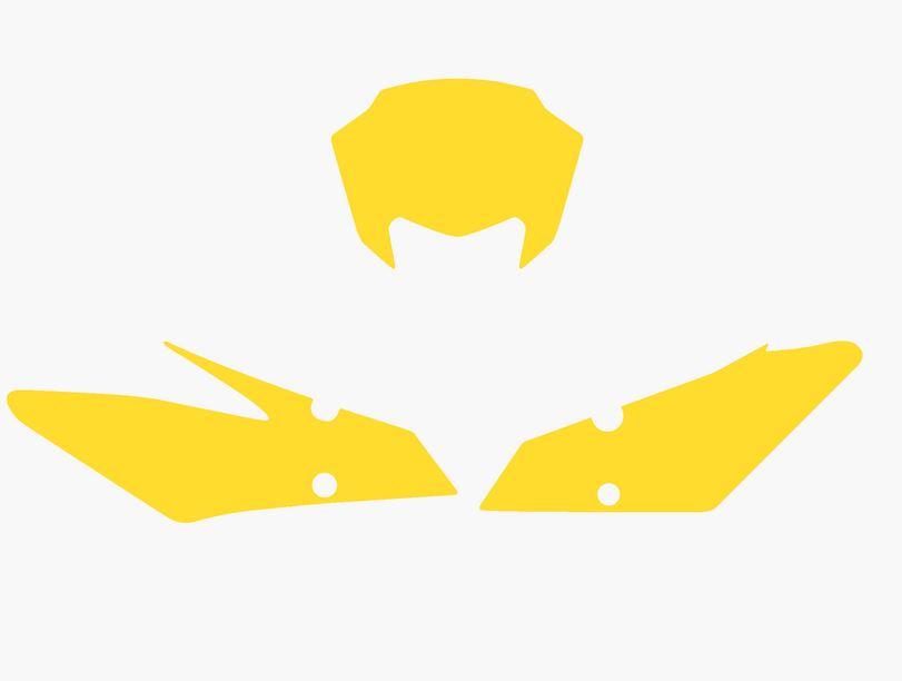 YELLOW LARGE SIDES BACKGROUND APRILIA RXV450/550 2006-2014