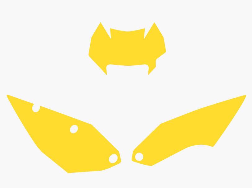 YELLOW BACKGROUND HUSABERG FE250-501 2009-2012